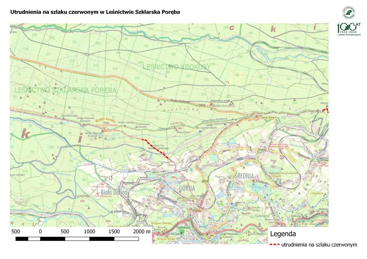 Utrudnienia w okolicy Wysokiego Kamienia Jelonka wiadomości