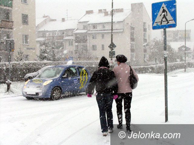 Region Jeleniogórski: Atak zimy w stolicy Karkonoszy