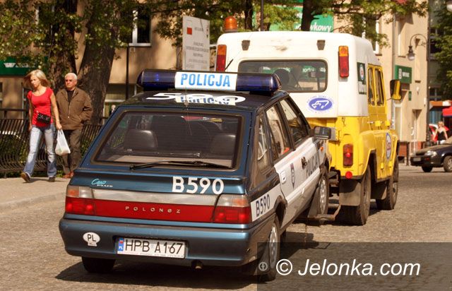 Region Jeleniogórski/ KRAJ: Policyjny kłopot na kółkach