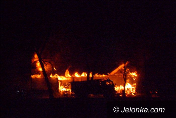 REGION: Spłonęły stodoły w Wojanowie