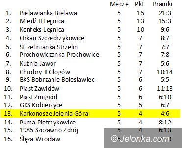 Dolny Śląsk: Komplet wyników IV ligi