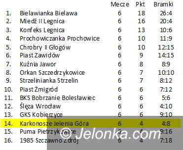 Dolny Śląsk: Bez optymizmu w IV lidze