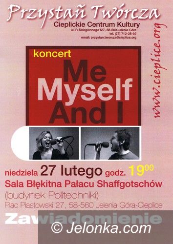 JELENIA GÓRA: Me Myself and I! &#8220;Wycmokana” muzyka. Konkurs