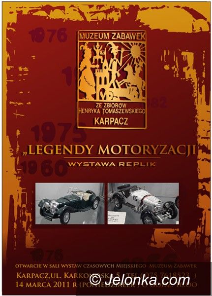KARPACZ: Legendy motoryzacji modelami ilustrowane