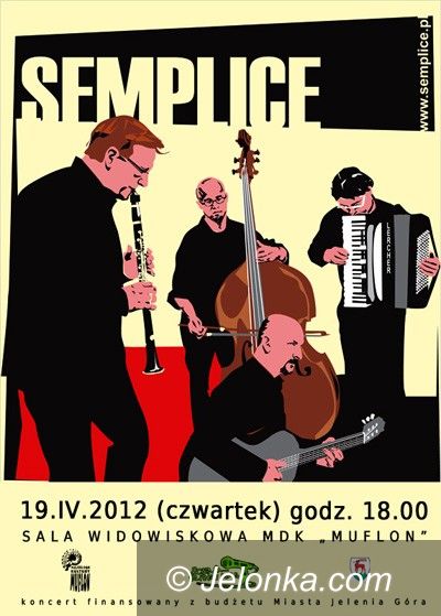 Jelenia Góra/Sobieszów: Koncert Grupy Semplice– już jutro!