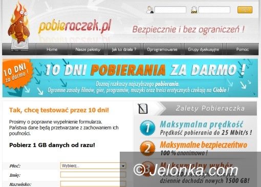 Jelenia Góra/region: Pobieraczek.pl ukarany za nieuczciwe praktyki