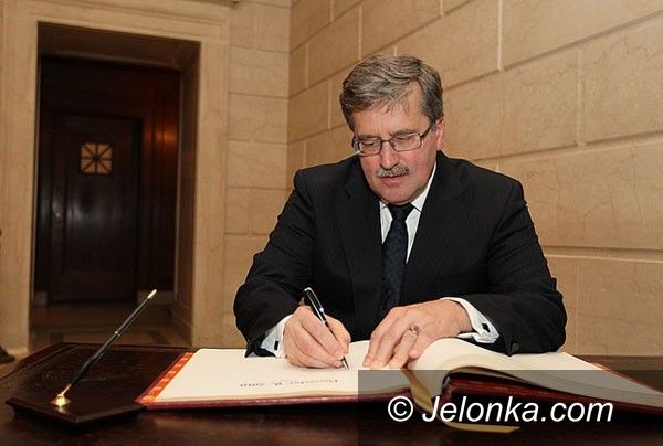Jelenia Góra: Prezydent Bronisław Komorowski nie przyjedzie do Jeleniej Góry
