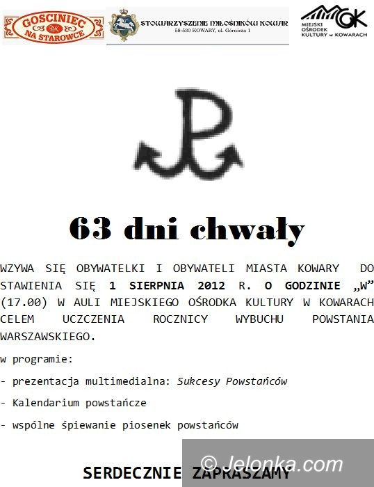 Region: „63 dni chwały” w rocznicę  Powstania Warszawskiego