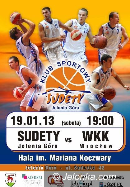 II-liga koszykarzy: KS Sudety – WKK Wrocław – zapowiedź meczu 14. kolejki