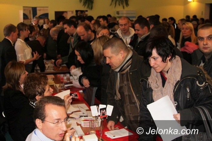 Jelenia Góra: W Jeleniej Górze na targach tłumy w kolejce po pracę zagranicą