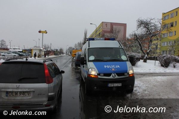 Jelenia Góra: Potrącenie pieszej na Zabobrzu (FOTO)