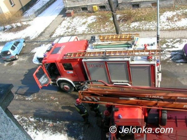Jelenia Góra: Pożar przy ul. Traugutta w Jeleniej Górze
