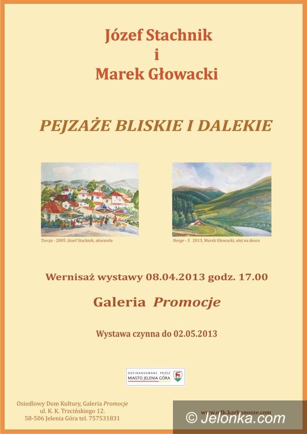 Jelenia Góra: Pejzaże bliskie i dalekie w galerii ODK
