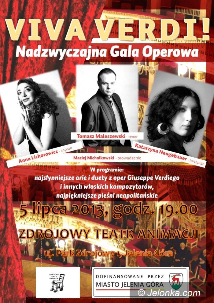 Jelenia Góra: Viva Verdi w Teatrze Zdrojowym już jutro!