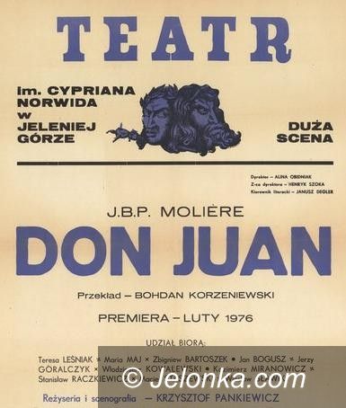 Jelenia Góra: Trwają próby do „Don Juana” wg Moliera