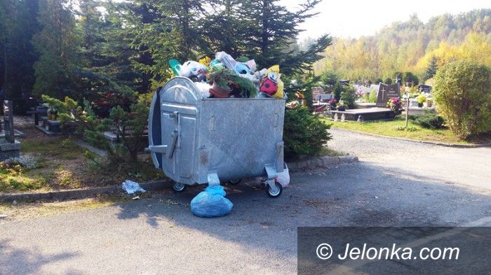Jelenia Góra: MPGK: Segregacja odpadów na cmentarzach nie ma sensu