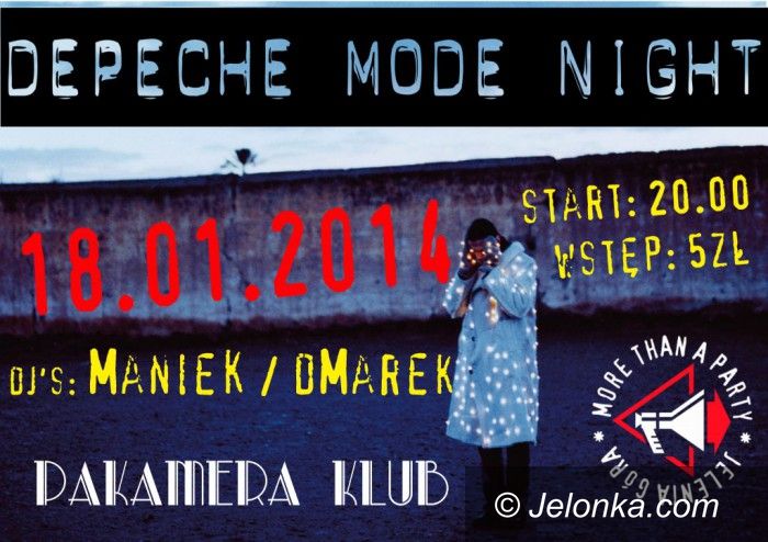 Jelenia Góra: Depeche Mode Night w Pakamera Klub