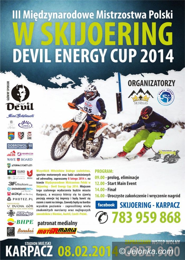 Karpacz: III Międzynarodowe Mistrzostwa Polski w Skijoering – Devil Energy Cup 2014