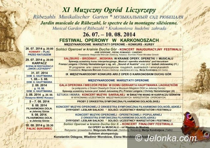 Region: Festiwal Operowy w Karkonoszach  – od jutra