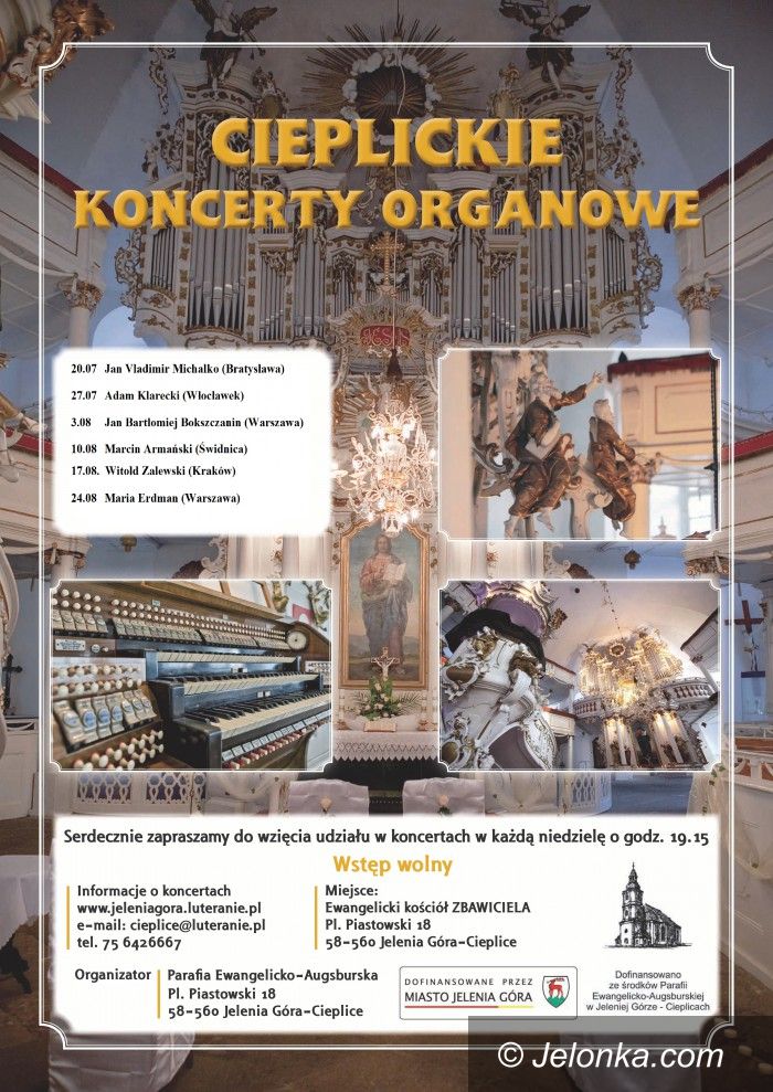 Jelenia Góra: Dziś kolejny koncert organowy w Cieplicach