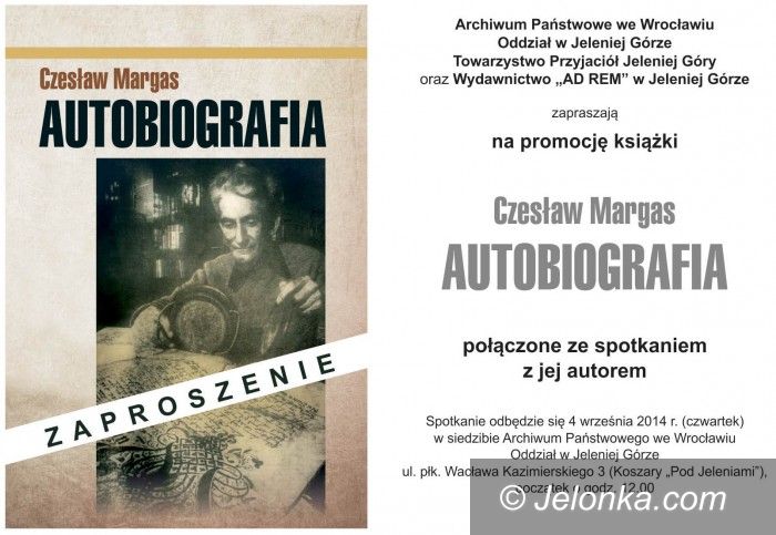 Jelenia Góra: „Autobiografia” – spotkanie z autorem