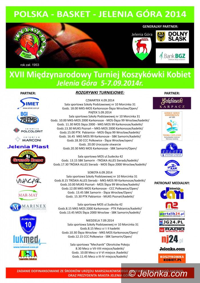 Jelenia  Góra: Rusza międzynarodowy turniej koszykówki "Polska Basket"