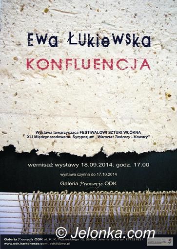 Jelenia Góra: Wystawa tkaniny artystycznej Ewy Łukiewskiej w ODK