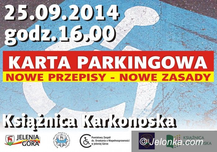 Jelenia Góra/Region: Ważne spotkanie o kartach parkingowych