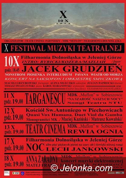 Jelenia Góra: Od piątku X Festiwal Muzyki Teatralnej