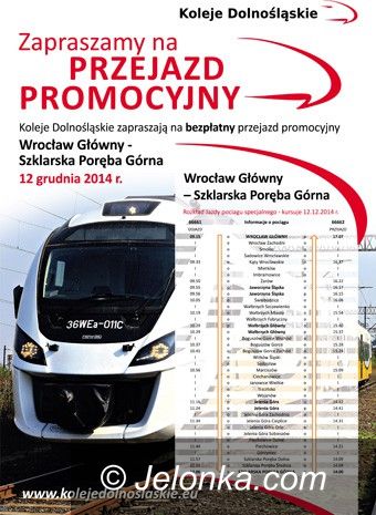 Region: Koleje Dolnośląskie zapraszają na bezpłatny przejazd