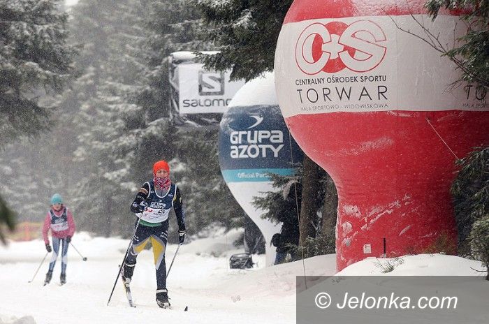 Szklarska Poręba: Jakuszyce przywitały biegaczy świeżym śniegiem