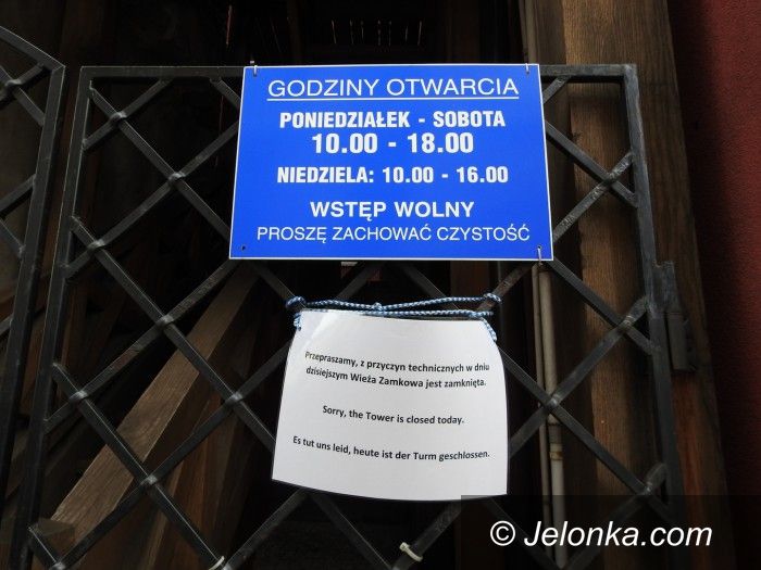Jelenia Góra: Wieża Zamkowa „niechętna” turystom?