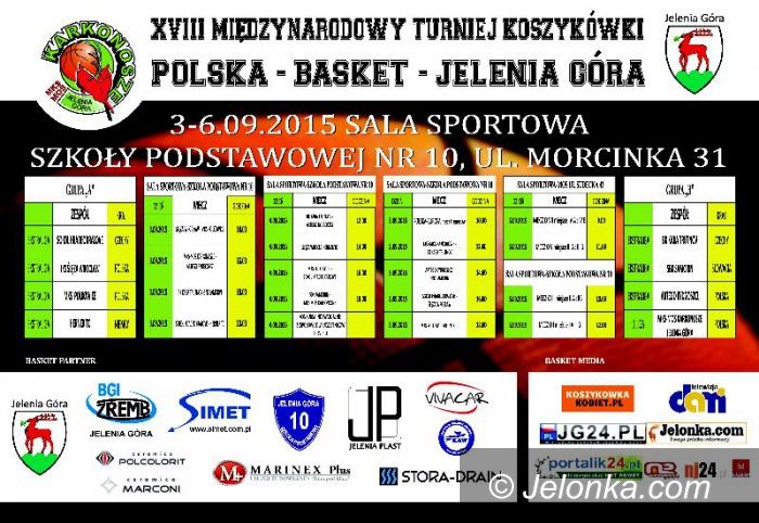 Jelenia Góra: Międzynarodowy turniej Polska Basket od jutra!
