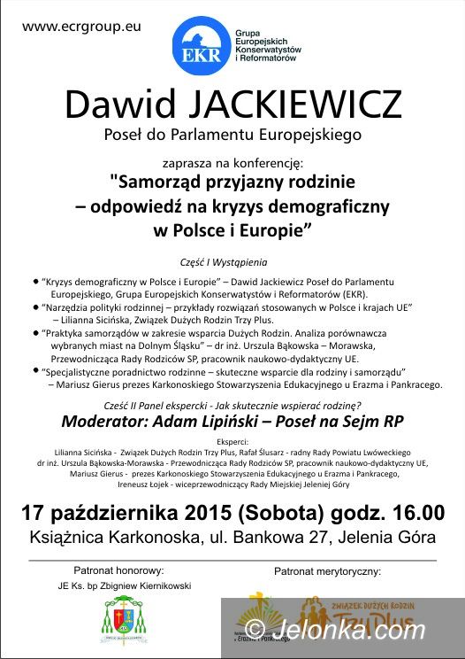 Jelenia Góra: "Samorząd przyjazny rodzinie – odpowiedź na kryzys demograficzny w Polsce i Europie"