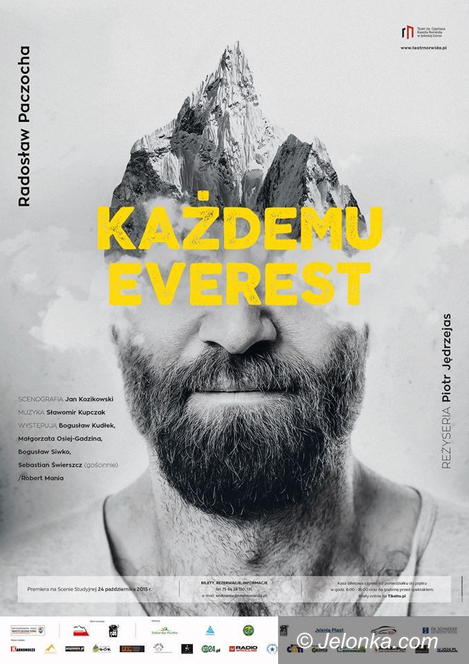 Jelenia Góra: Premiera “Każdemu Everest” Radosława Paczochy u Norwida