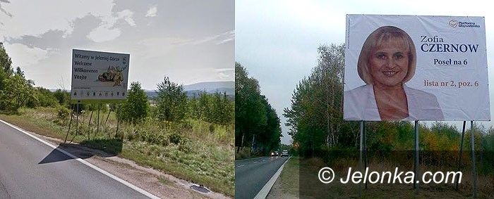Jelenia Góra: „Witacze” przerobione na billboardy wyborcze