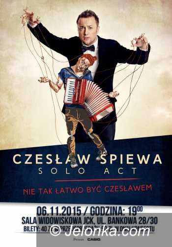 Jelenia Góra: Czesław Śpiewa z koncertem “Solo Act” w JCK