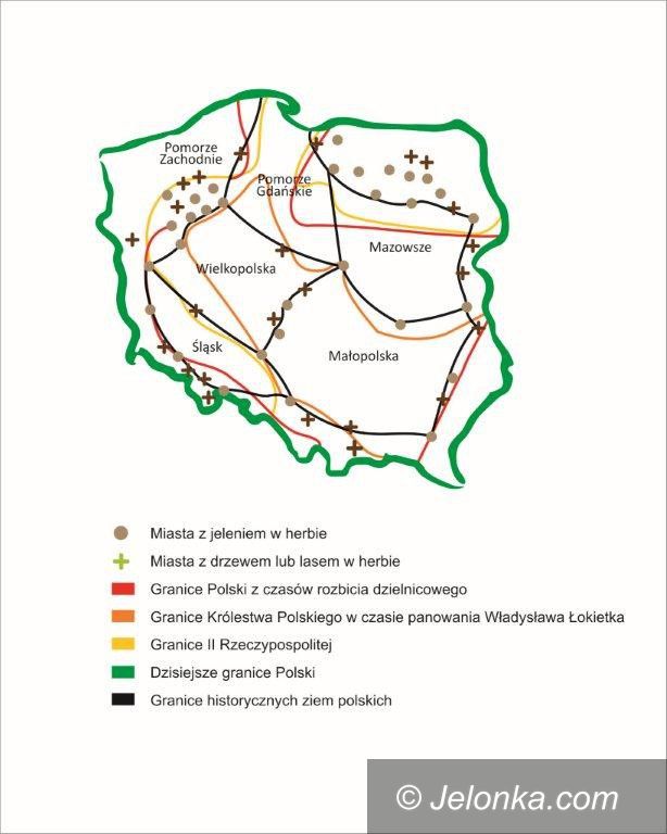 Polska: Miasta z jeleniem w herbie
