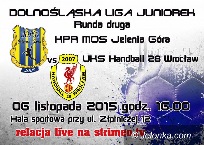 Jelenia Góra: Juniorki KPR–u podejmą UKS Handball Wrocław