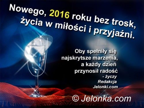 Jelenia Góra: Szczęśliwego nowego roku!