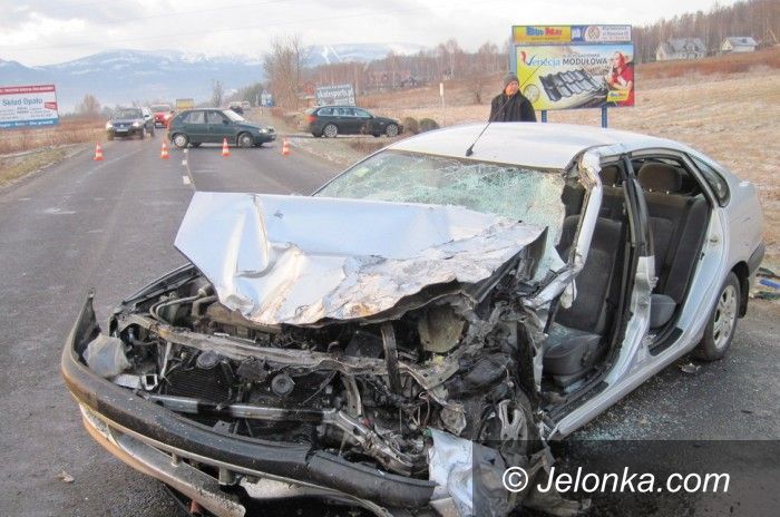 Region: Groźny wypadek na drodze do Karpacza