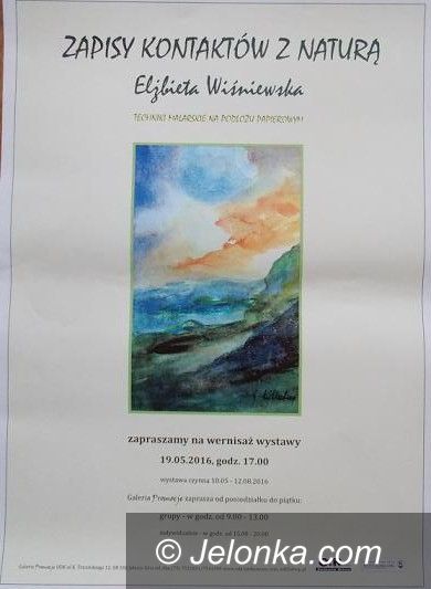 Jelenia Góra: “Zapisy kontaktów z naturą” Elżbiety Wiśniewskiej w ODK