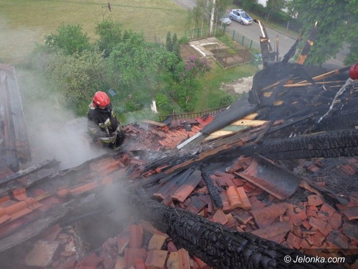 Jelenia Góra: Pożar domu przy ul. PCK