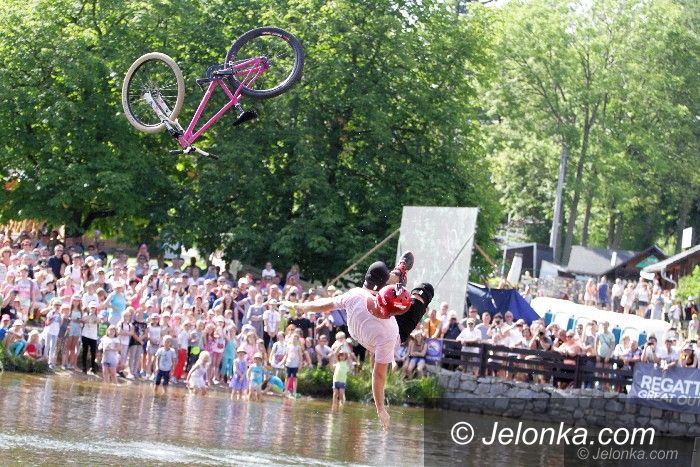 Szklarska Poręba: Skoki do wody zakończyły Bike Week Festiwal