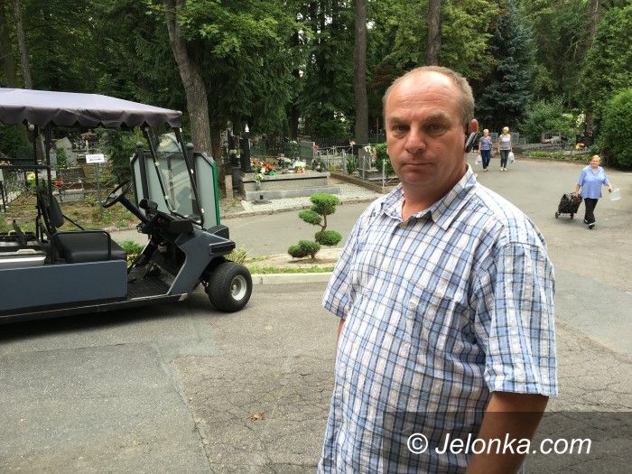 Jelenia Góra: Pracownik MPGK zatrzymał cmentarnego złodzieja