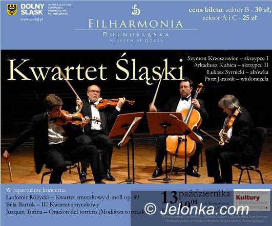 Jelenia Góra: Koncert Kwartetu Śląskiego