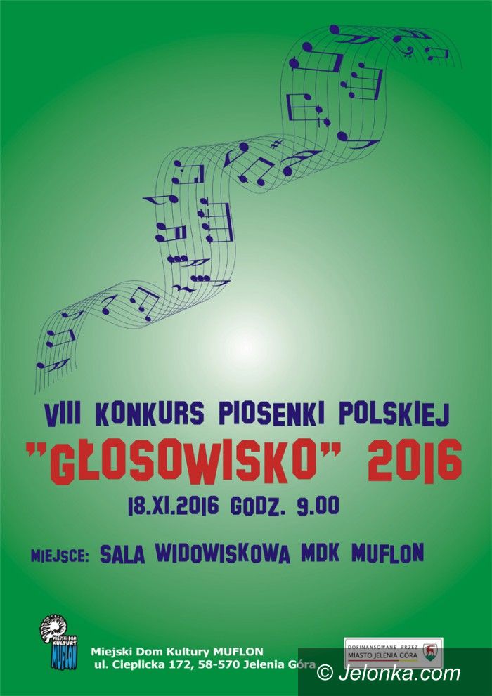 Jelenia Góra: VIII Konkurs Piosenki Polskiej "Głosowisko"
