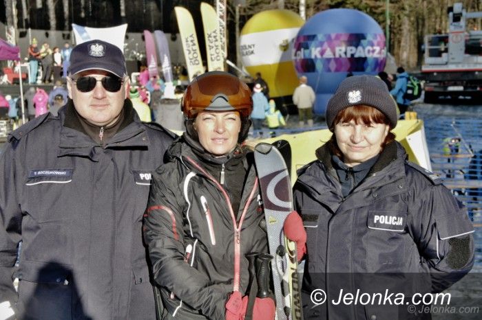 Region: Patrole policji na stokach narciarskich