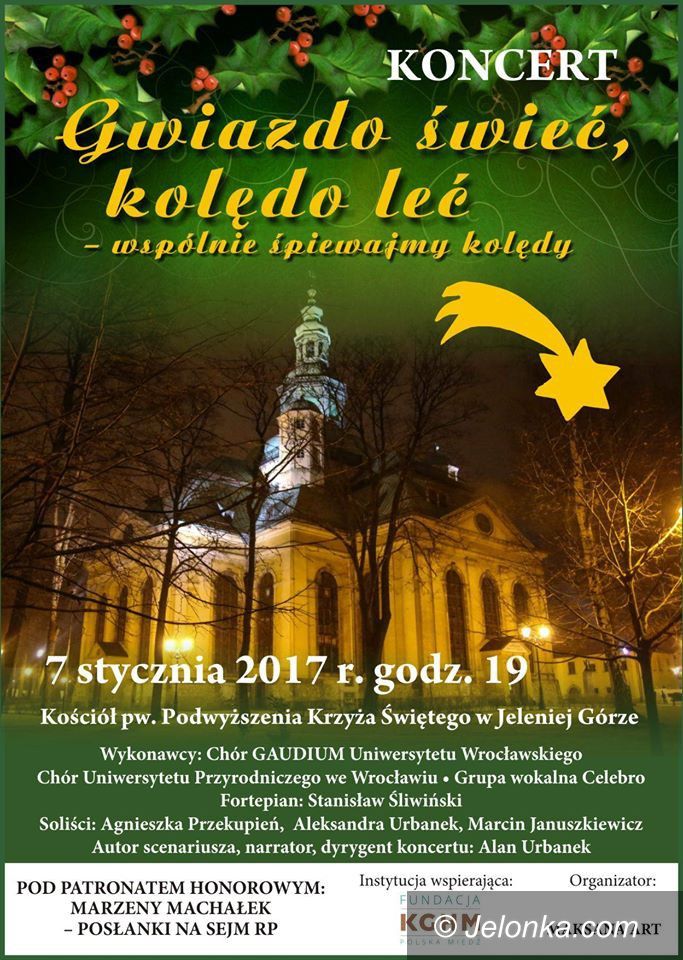 Jelenia Góra: Wyjątkowy koncert kolęd już w sobotę