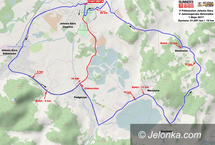 Region: Półmaraton Jeleniogórski – utrudnienia w ruchu